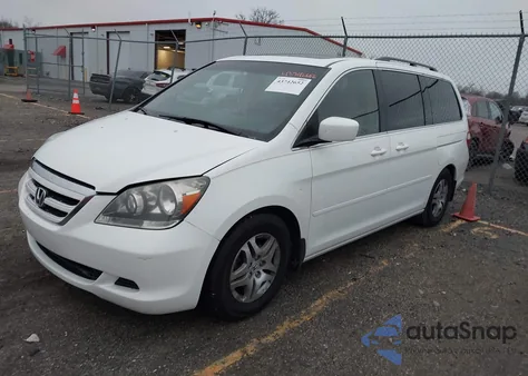 2006 Honda Odyssey Ex-L из США, поврежденный, VIN 5FNRL38706B420076